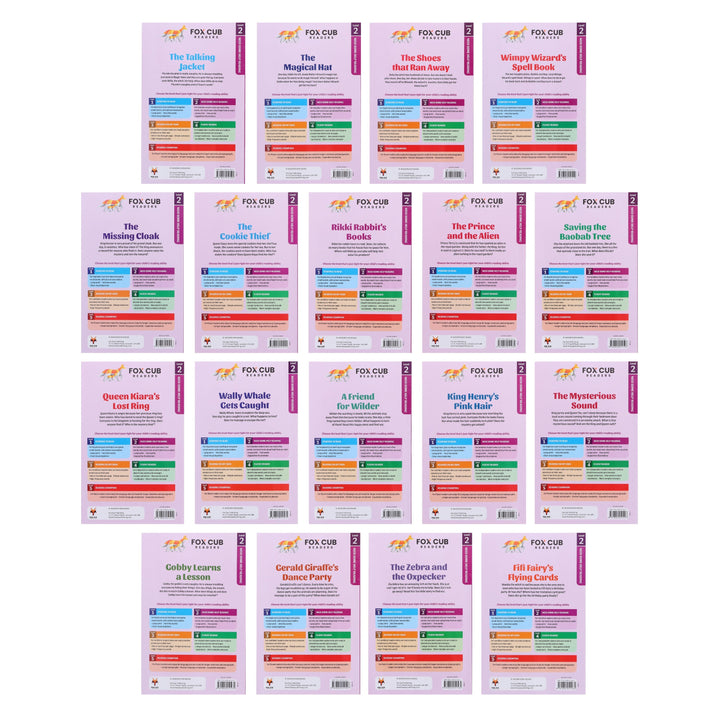 Fox Cub: Emerging Reader Set (Level 2) 18 Books Collection Set - Ages 3+ - Paperback 0-5 Fox Eye Publishing