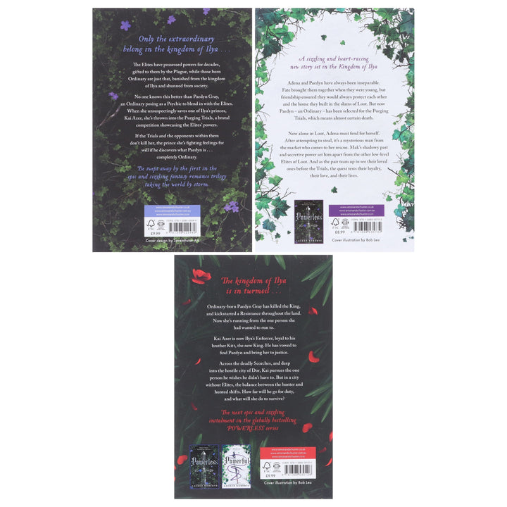 The Powerless Series By Lauren Roberts 3 Books Collection - Ages 14+ - Paperback