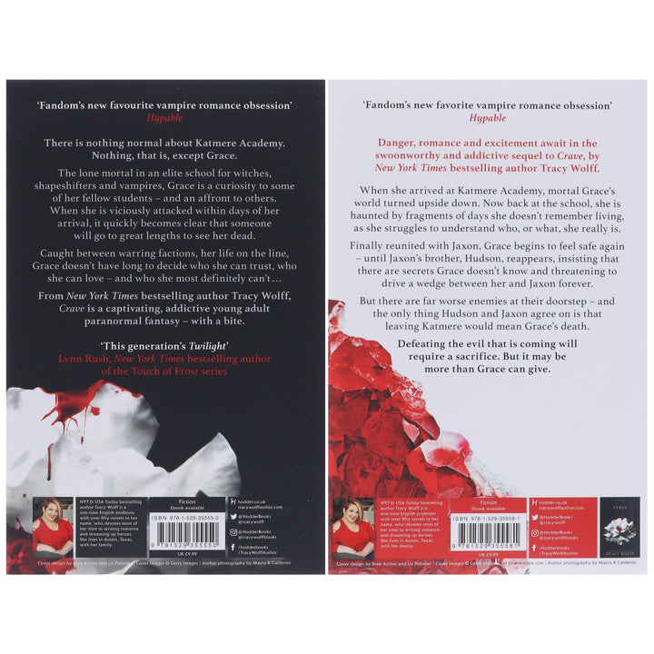 Crave Series by Tracy Wolff 2 Books Collection Set - Fiction - Paperback