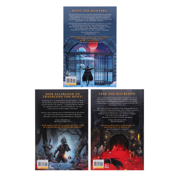 Bloodborne Series by Ales Kot 1-3 Books Collection Box Set - Includes 3 Exclusive Art Cards - Paperback