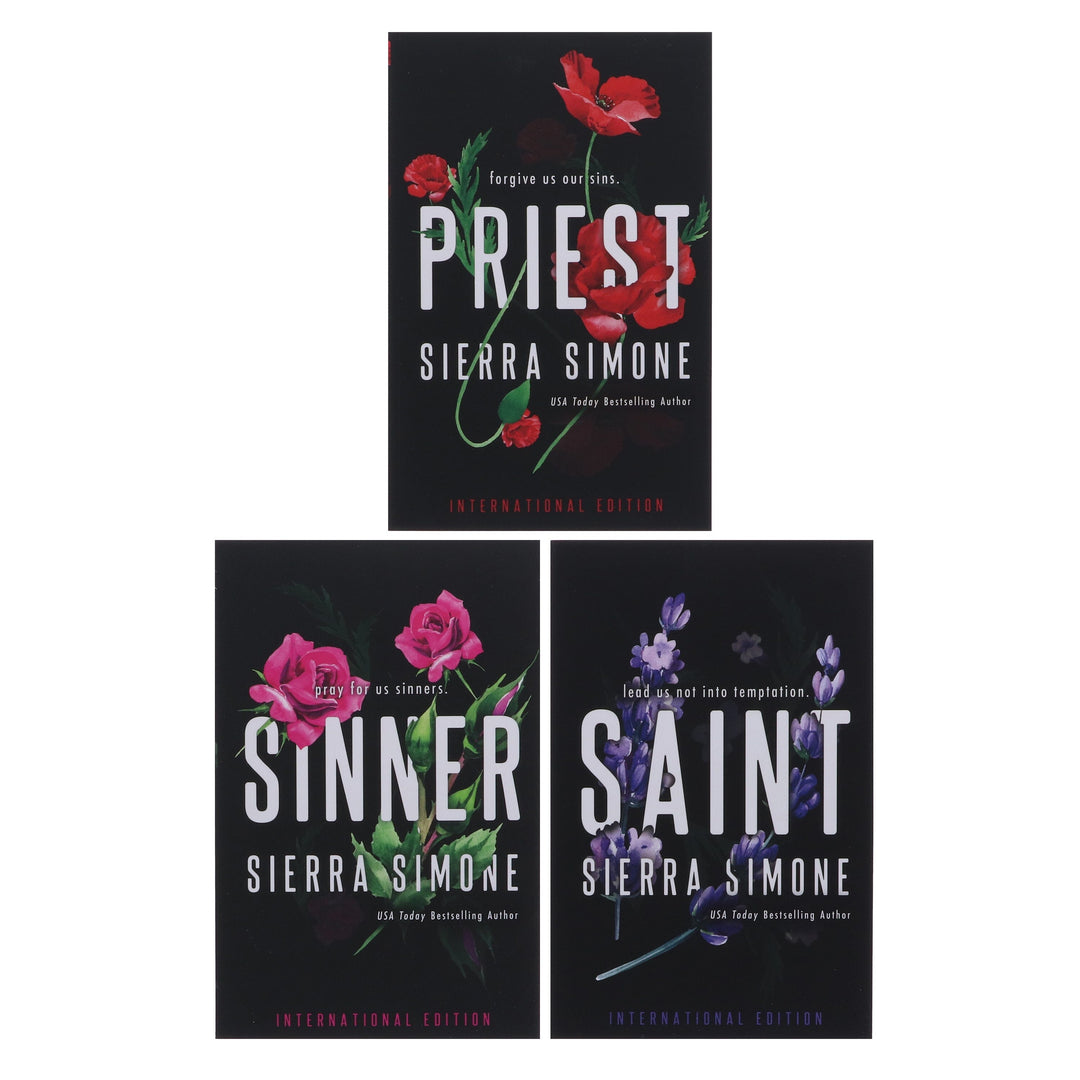 Priest Trilogy Series by Sierra Simone 3 Books Collection Set - Fiction - Paperback