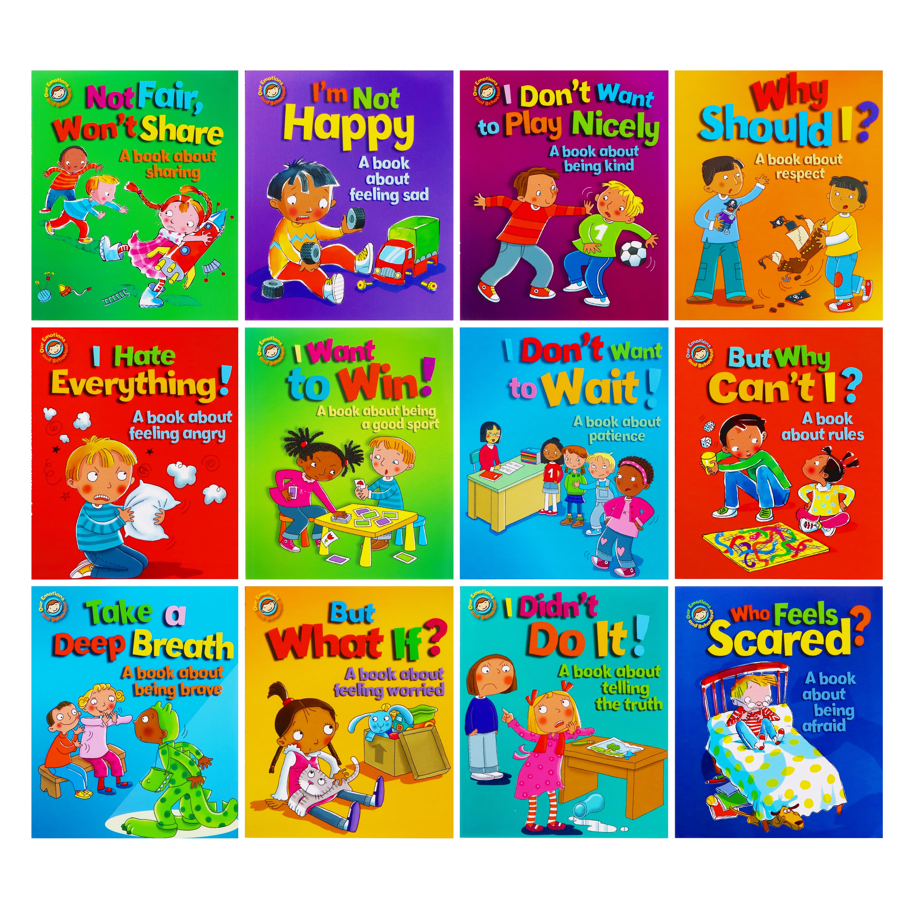 Our Emotions and Behaviour 12 Books Children Pack By Sue Graves - Ages 5-7 - Paperback