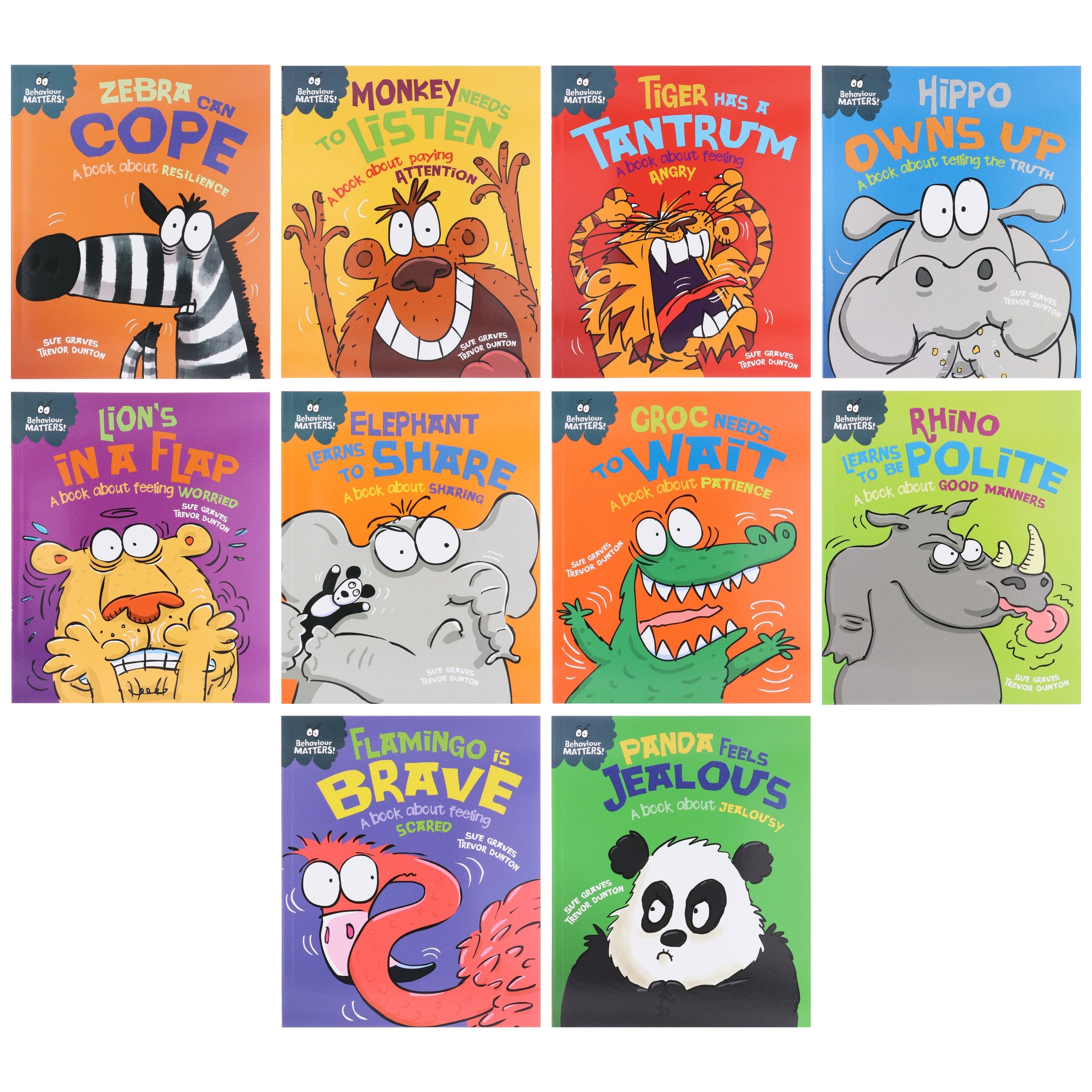 Behaviour Matters Series by Sue Graves & Trevor Dunton Illustrated