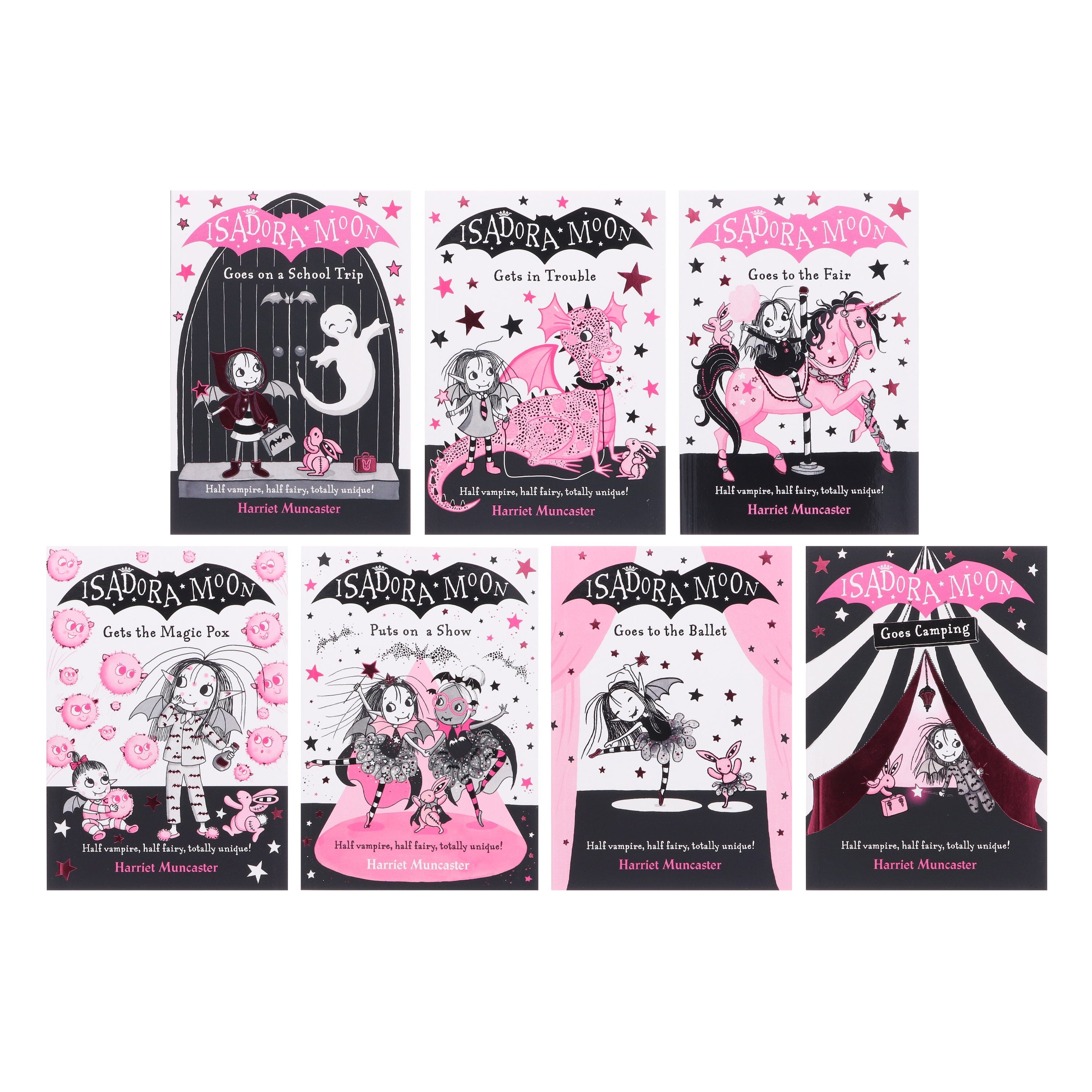 Isadora Moon (Set 1) by Harriet Muncaster 7 Books Collection Set
