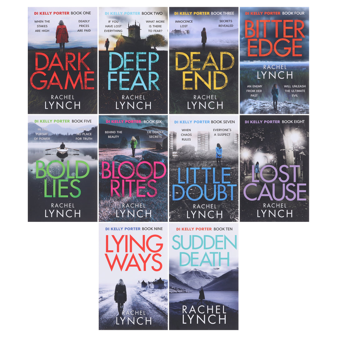 Detective Kelly Porter Series (Book 1-10) By Rachel Lynch 10 Books Collection Set - Fiction - Paperback