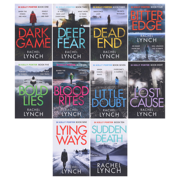 Detective Kelly Porter Series (Book 1-10) By Rachel Lynch 10 Books Collection Set - Fiction - Paperback