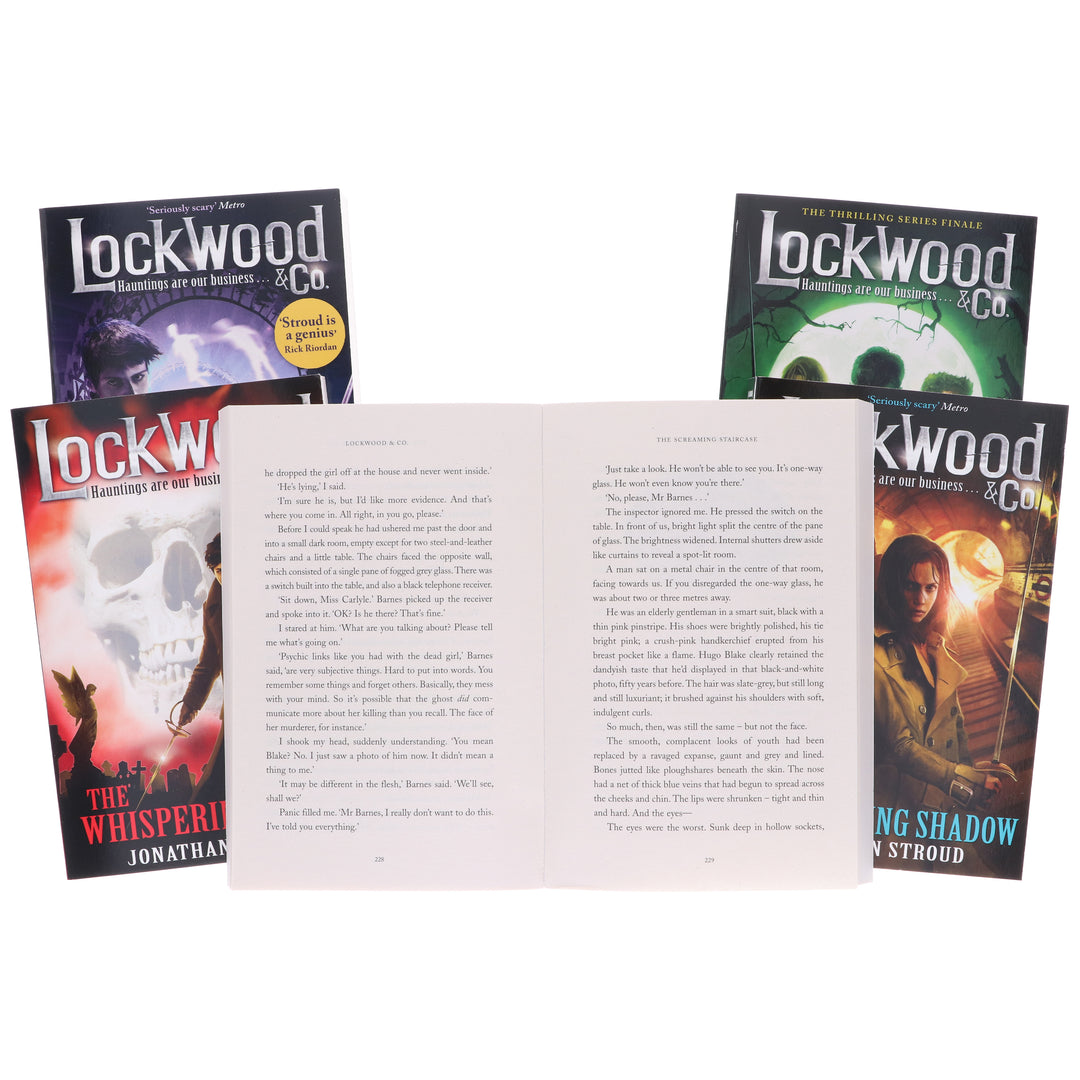 Lockwood & Co. by Jonathan Stroud Complete 5 Books Collection Set - Ages 9-11 - Paperback