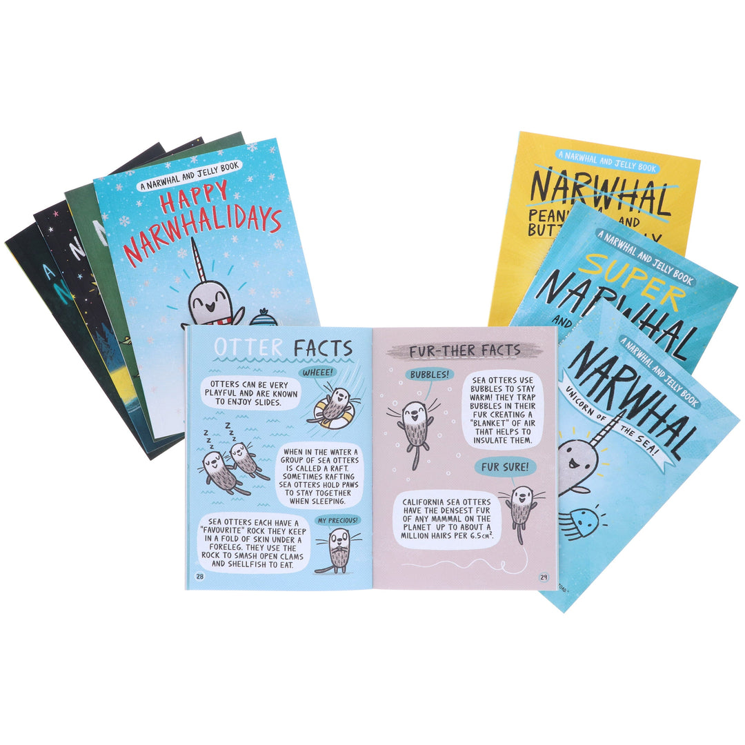 Narwhal and Jelly Series By Ben Clanton 8 Books Collection Set - Ages 4-8 - Paperback