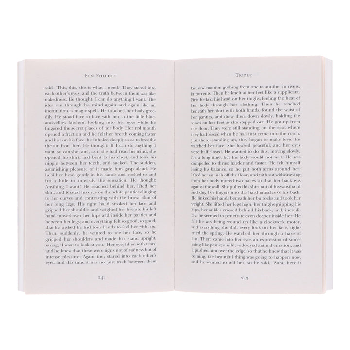 Ken Follett Collection (Eye of the Needle, The Key to Rebecca & Triple) 3 Books Set - Fiction - Paperback