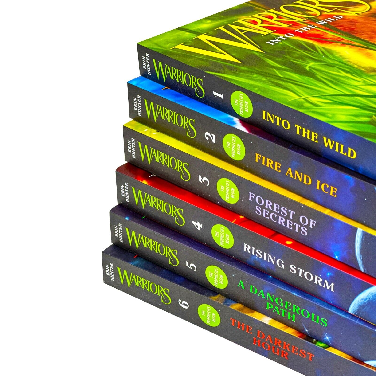Warrior Cats by Erin Hunter: Series 1 The Prophecy Begins 6 Books Collection Set - Ages 8-12 - Paperback