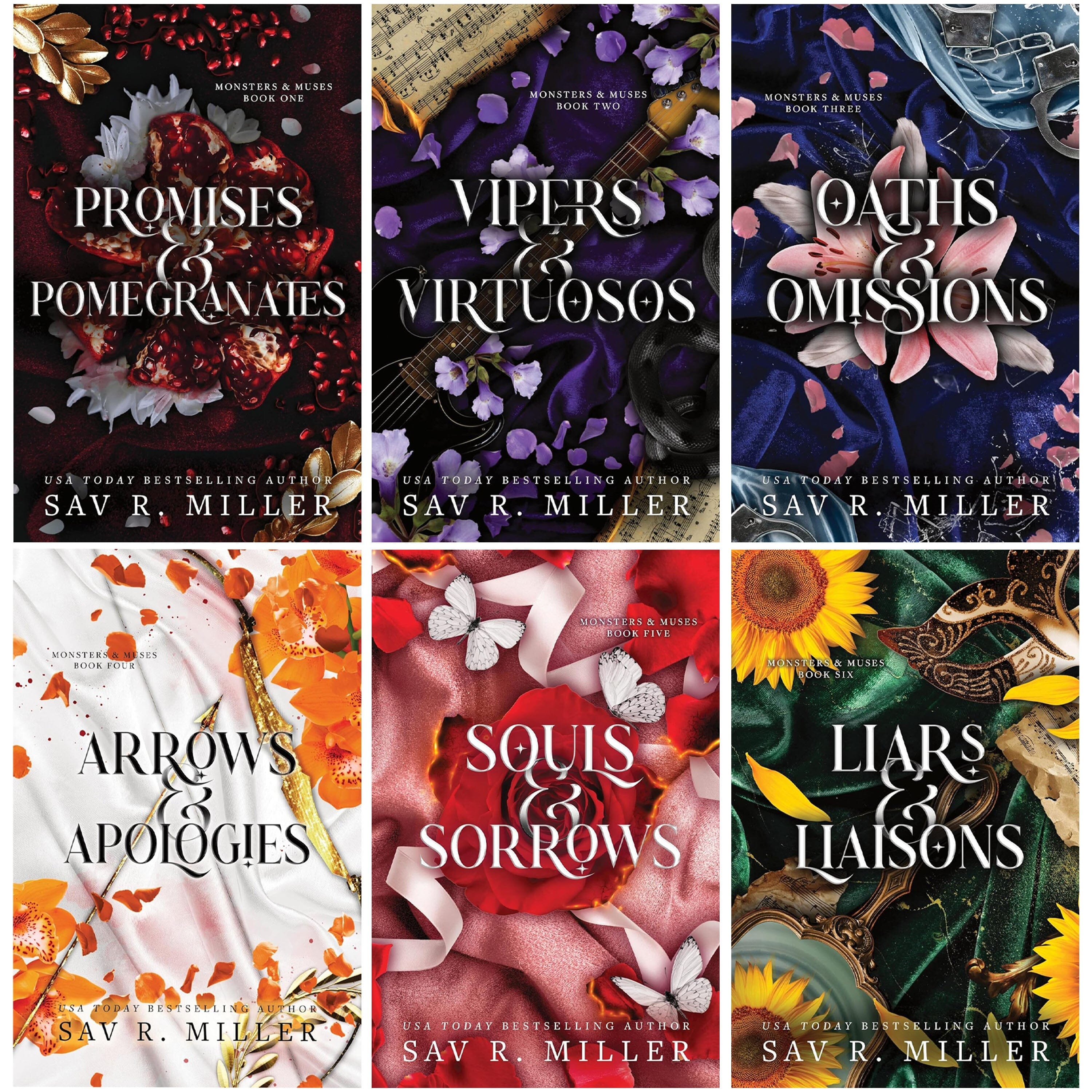 Monsters & Muses Series by Sav R. Miller 6 Books Deluxe Edition