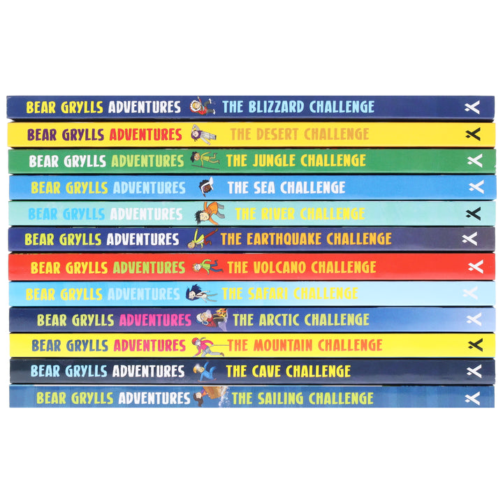 Bear Grylls The Complete Adventures Collection 12 Books Set - Ages 7+ - Paperback