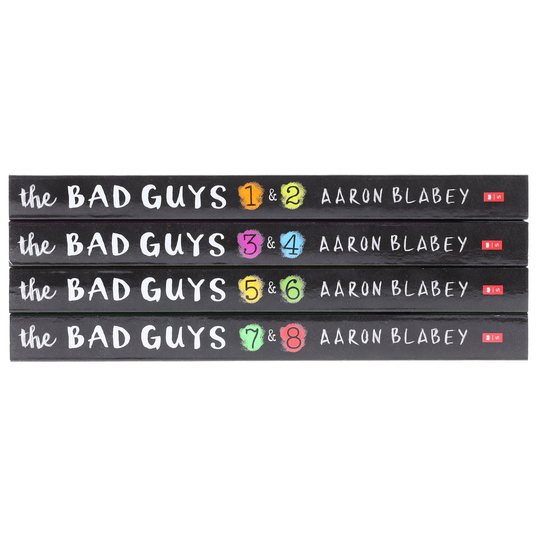 The Bad Guys Episodes by Aaron Blabey: 1-8 Collection 4 Books Set - Ages 7-9 - Paperback