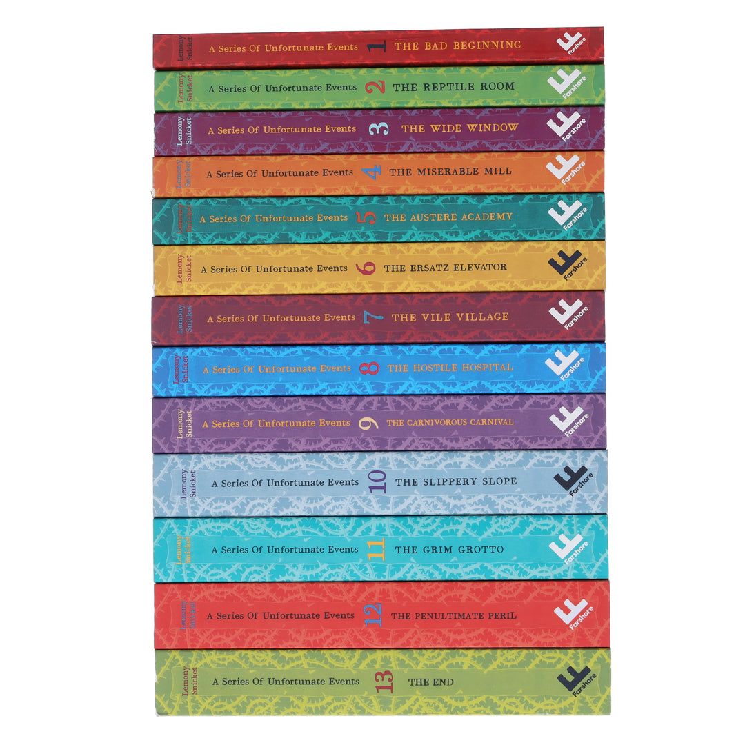 A Series of Unfortunate Events  By Lemony Snicket 13 Books Collection Set - Ages 9-14 - Paperback