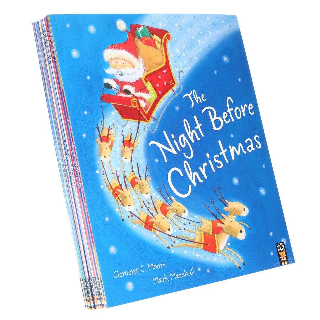 Big Christmas Collection 10 Books By Little Tiger – Ages 0-5 – Paperback B2D DEALS Little Tiger Press Group