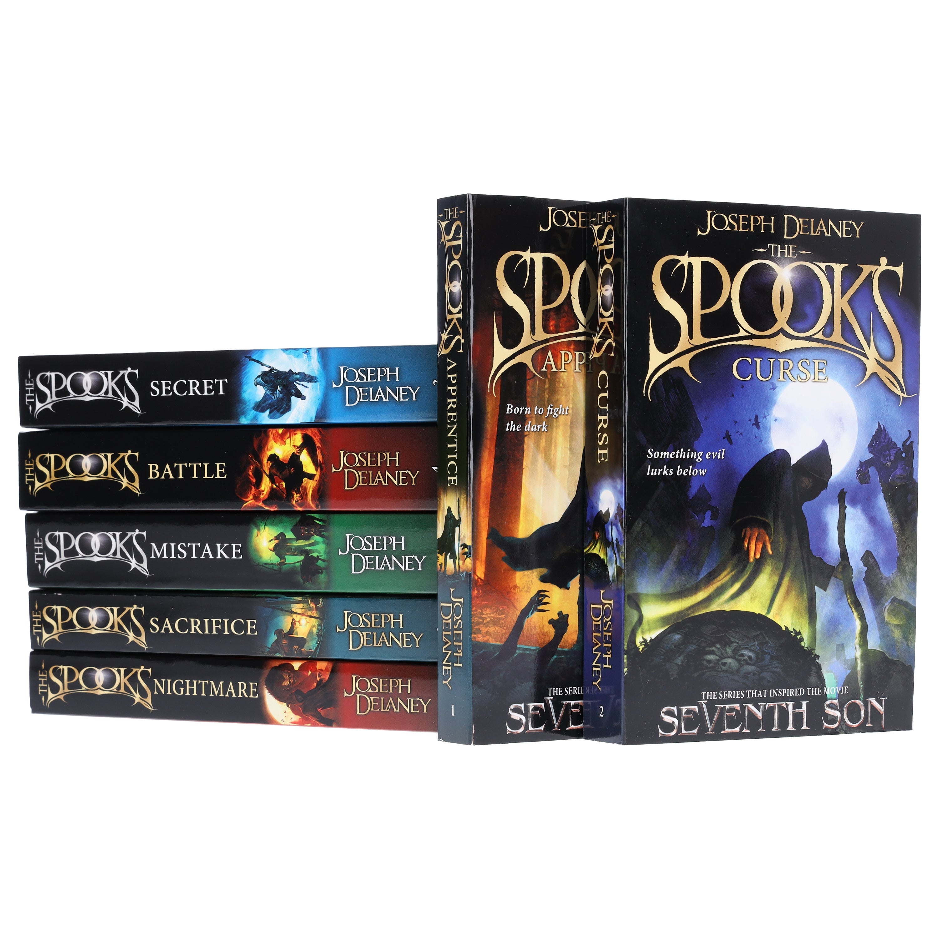 Spooks Wardstone Chronicles By Joseph Delaney 1-7 Books - Age 9+