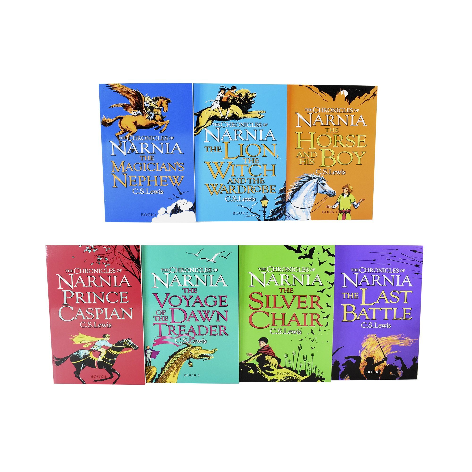 Age 7-9 - The Chronicles Of Narnia 7 Books By C.S. Lewis - Ages 7-9 - Paperback