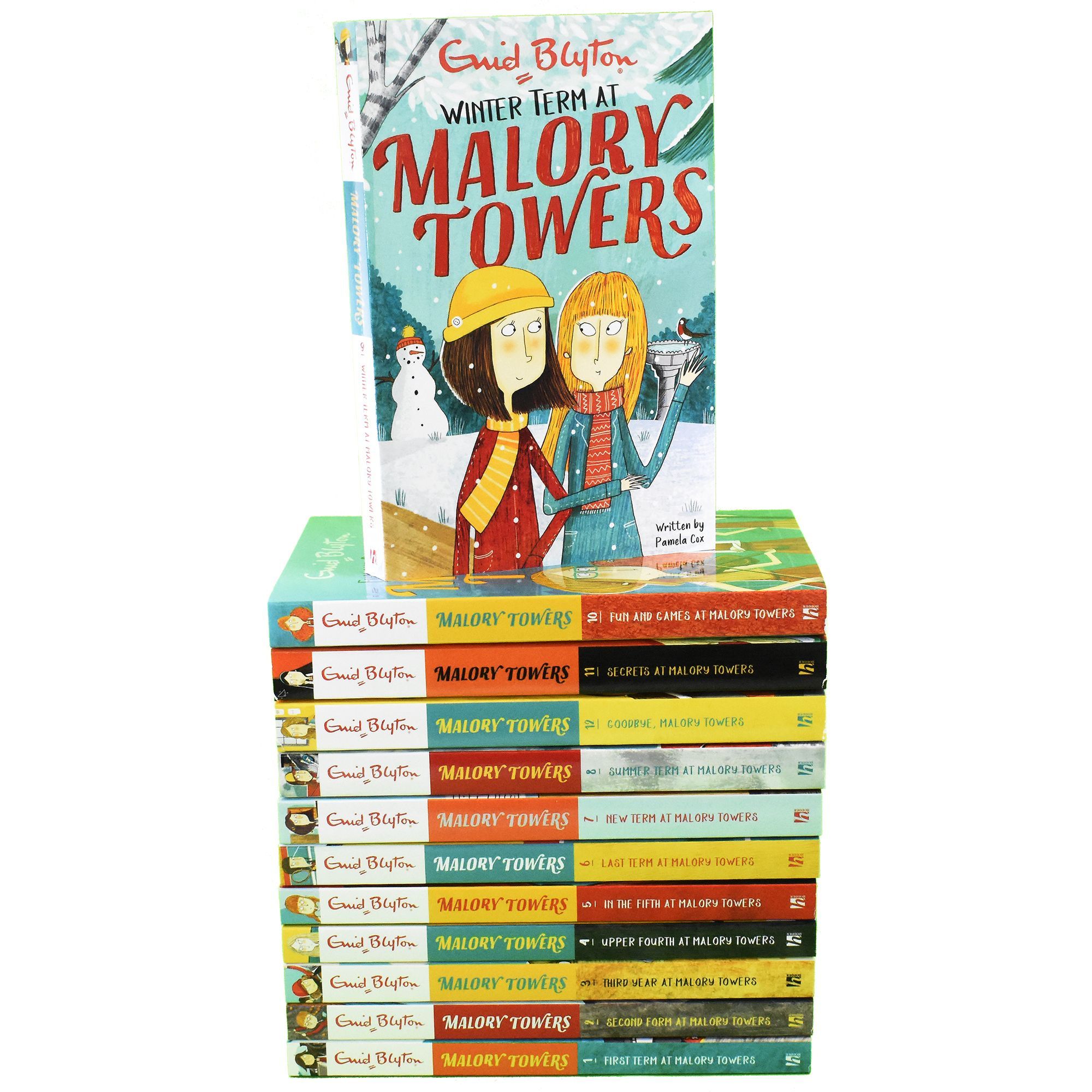 Malory Towers 12 Books Children Collection Box Set Paperback By Enid Blyton - St Stephens Books