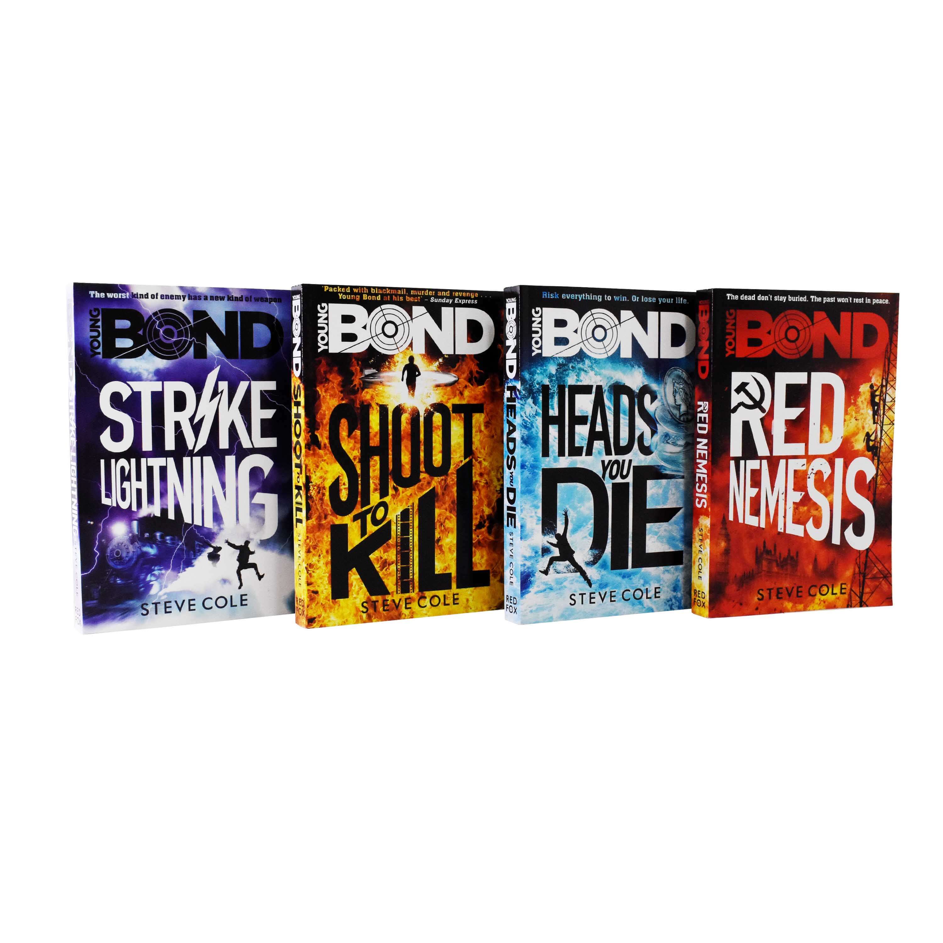 Steve Cole Young Bond 4 Books Collection - St Stephens Books