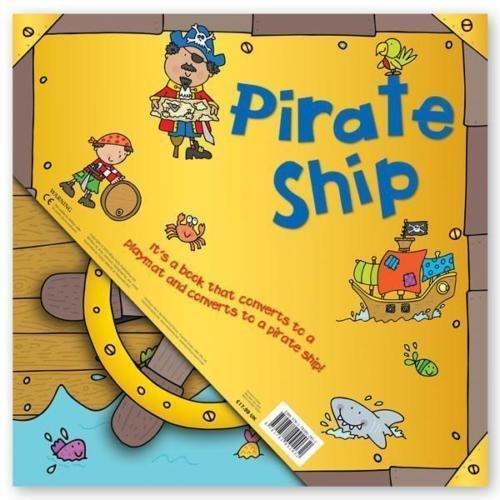 Convertible Pirate Ship By Amy Johnson – Great Value Sit In Pirate Ship, Interactive Playmat & Fun Storybook - Ages 2+ - Board Book