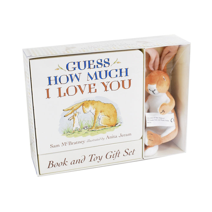 Guess How Much I Love You Board Book with Toy - Ages 0-5 - By Anita Jeram 0-5 Walker Books