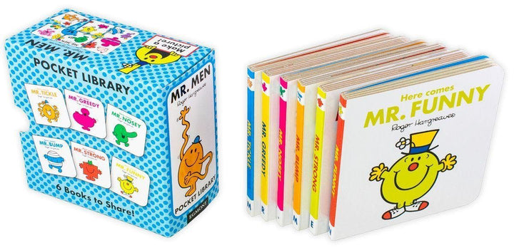 Mr Men 6 Books Pocket Library - Ages 0-5 - Board Books - Roger Hargreaves 0-5 Egmont