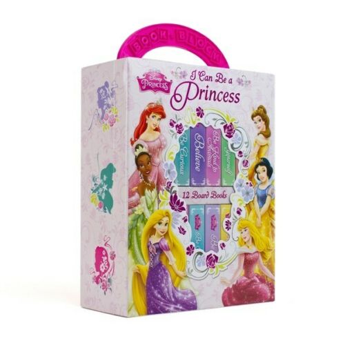 My First Library Disney Princess 12 Board Books Children Box Set - Age 0-5 0-5 P I Kids