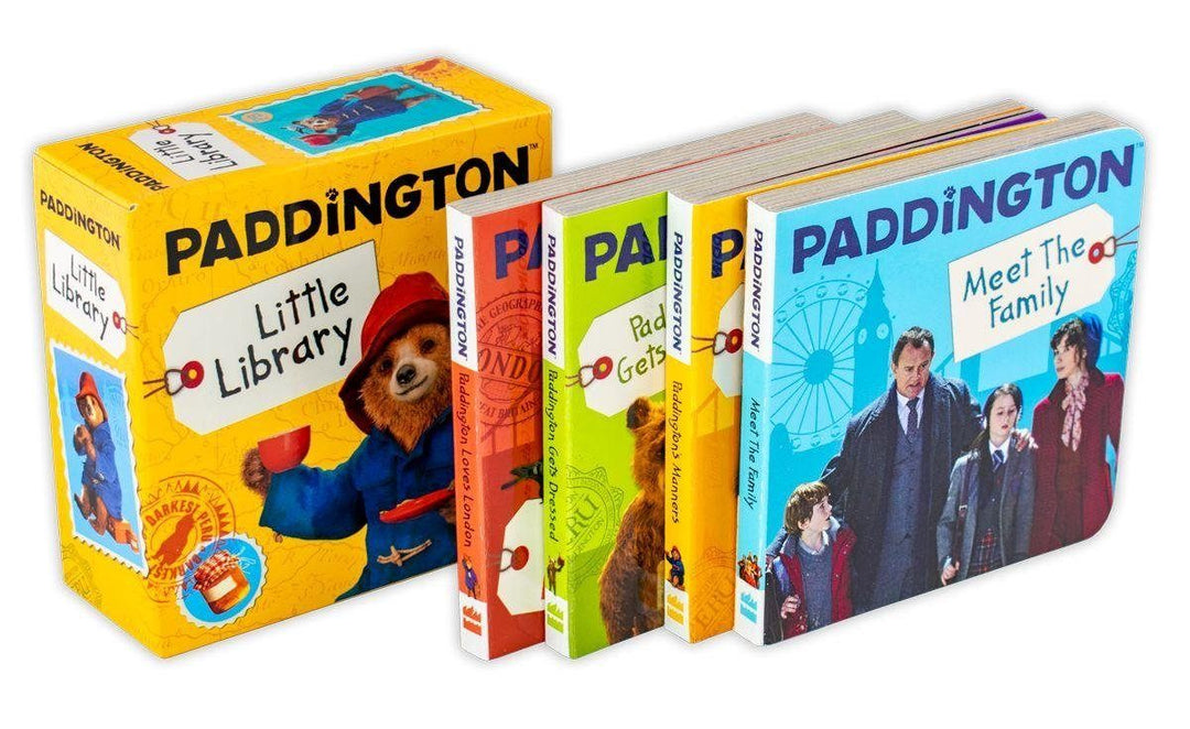 Paddington Little Library 4 Books Set 0-5 Harper Collins