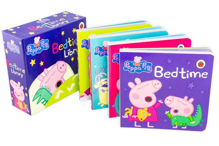 Peppa Pig Bedtime Library 4 Board Book Collection - Ages 0-5 - Board Books - Ladybird 0-5 Ladybird