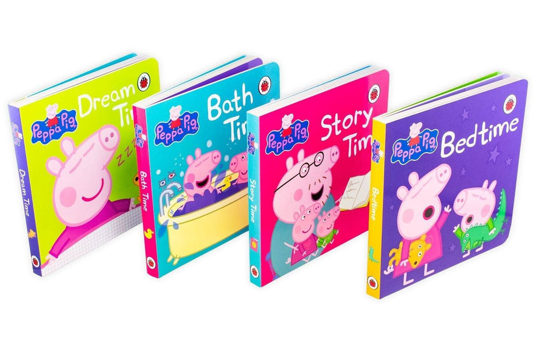 Peppa Pig Bedtime Library 4 Board Book Collection - Ages 0-5 - Board Books - Ladybird 0-5 Ladybird