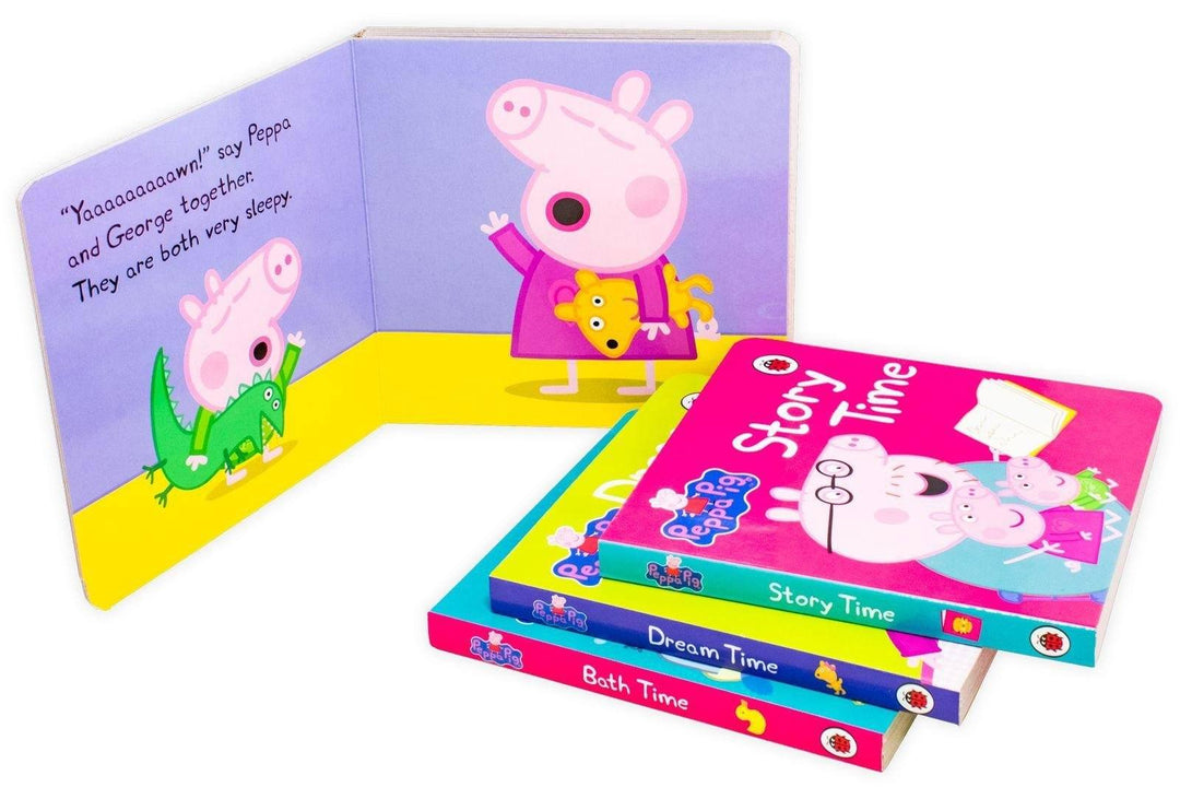 Peppa Pig Bedtime Library 4 Board Book Collection - Ages 0-5 - Board Books - Ladybird 0-5 Ladybird