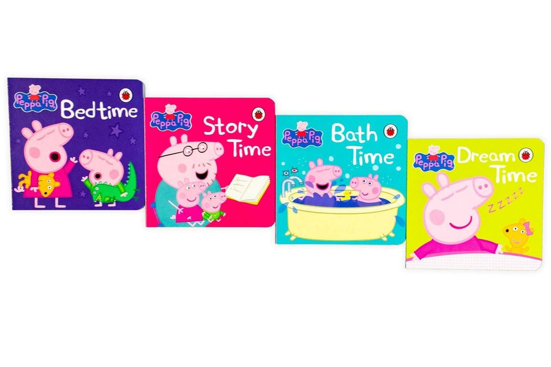 Peppa Pig Bedtime Library 4 Board Book Collection - Ages 0-5 - Board Books - Ladybird 0-5 Ladybird