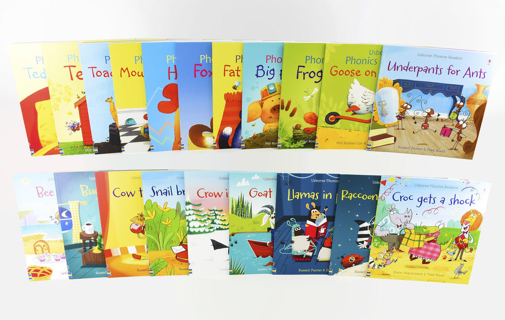 Usborne Phonics Readers 20 Books - Ages 0-5 - Paperback 0-5 Usborne