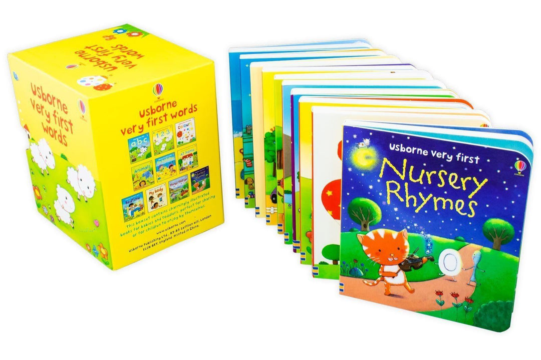 Usborne Very First Words 10 Board Books 0-5 Usborne Publishing