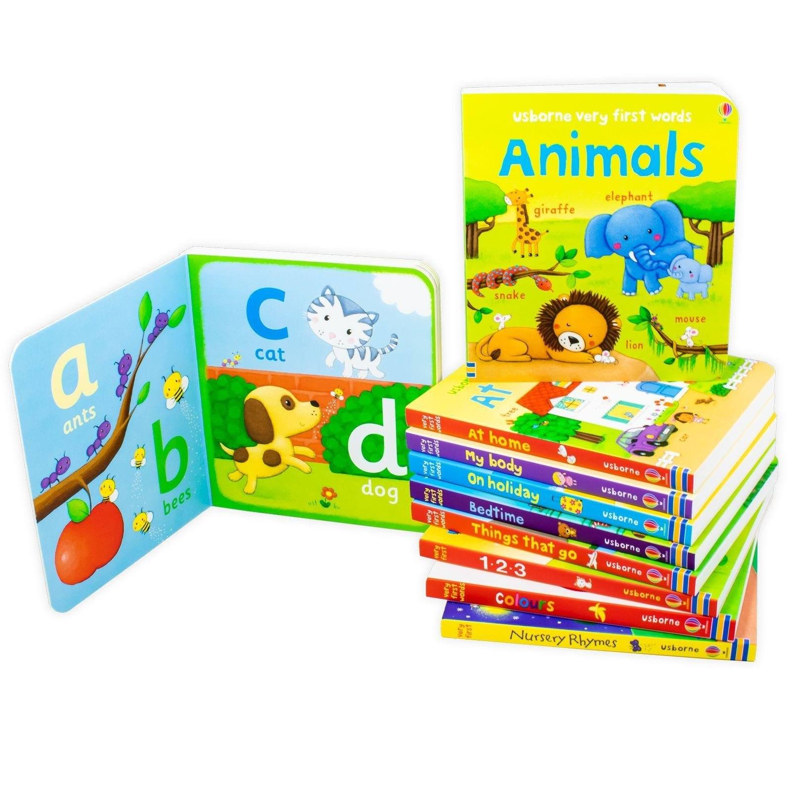 Usborne Very First Words 10 Board Books - 34.99 USD – American