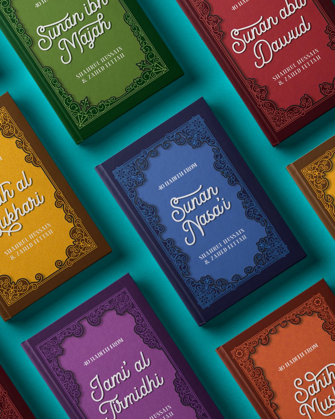 40 Hadith Collection By Shahrul Hussain & Zahed Fettah 6 Books Collection Set - Non Fiction - Paperback