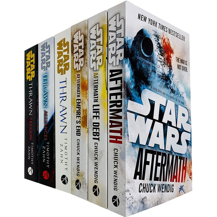 Star Wars Thrawn & Aftermath Trilogies 6 Books Paperback Collection Set – Fiction