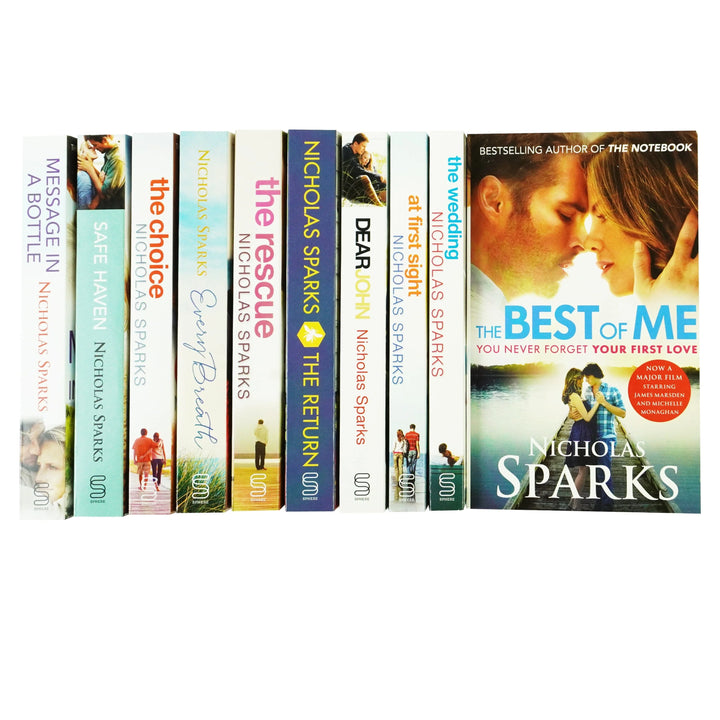 Nicholas Sparks 10 Books Collection - Fiction - Paperback Set