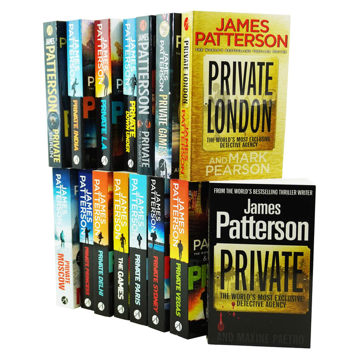 Private Series 15 Books Collection Set by James Patterson - Fiction - Paperback