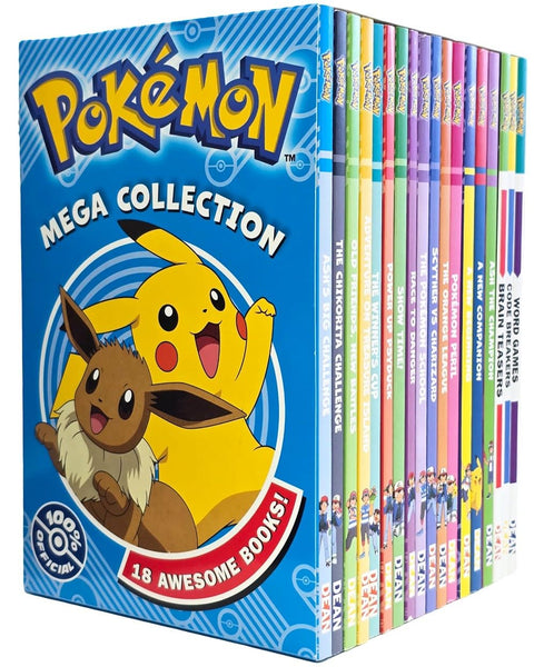 Pokemon Mega Collection 18 Books Box Set - Ages 5-8 - Paperback