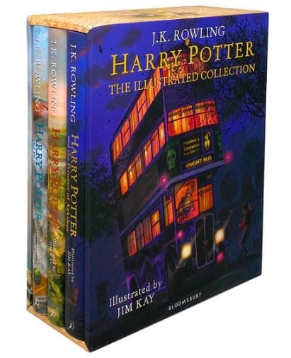 Harry Potter: The Illustrated Magical Classics By J.K. Rowling 3 Books Collection Box Set - Ages 7+ - Hardcover