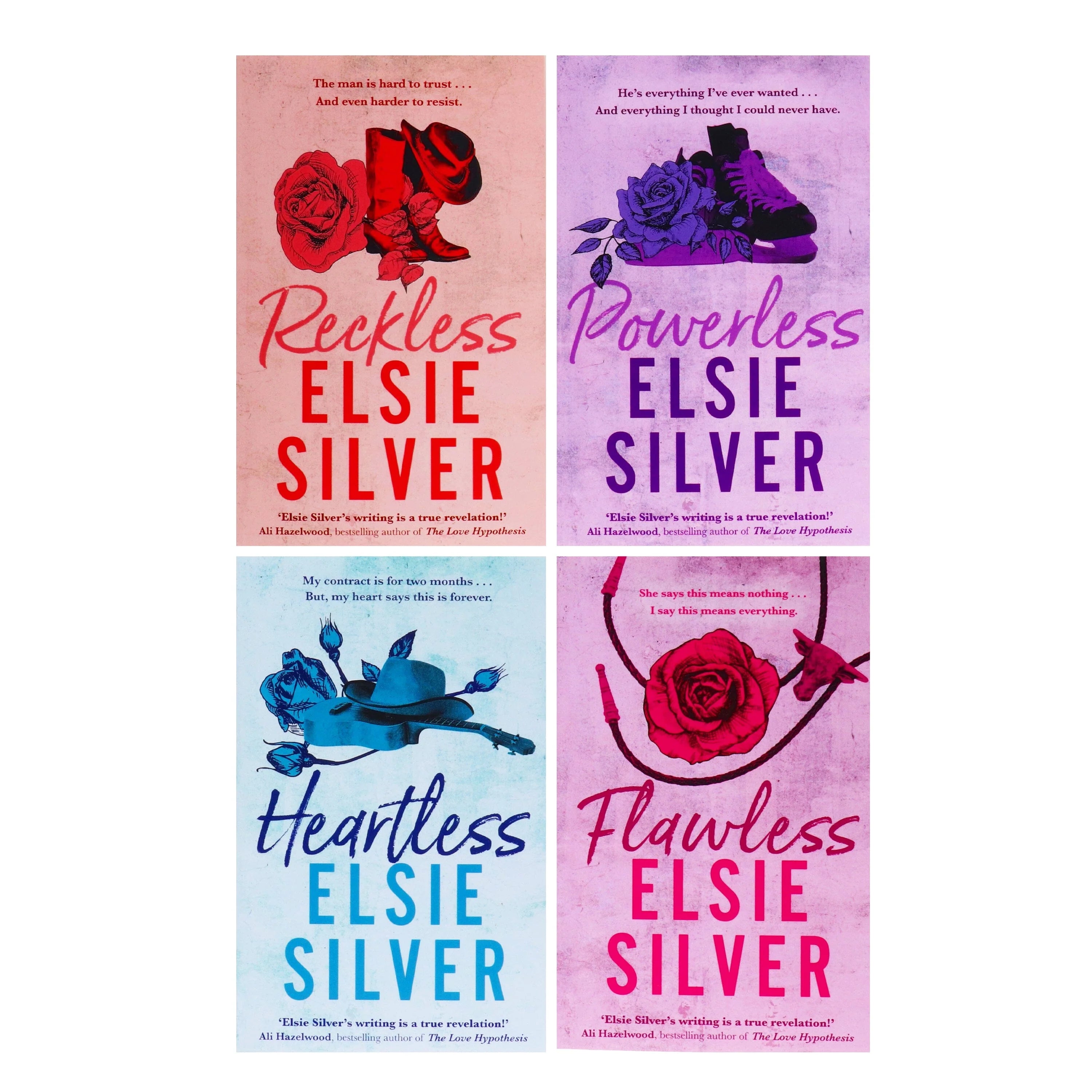 Chestnut Springs Series 4 Books Collection Set - Fiction - Paperback By Elsie Silver