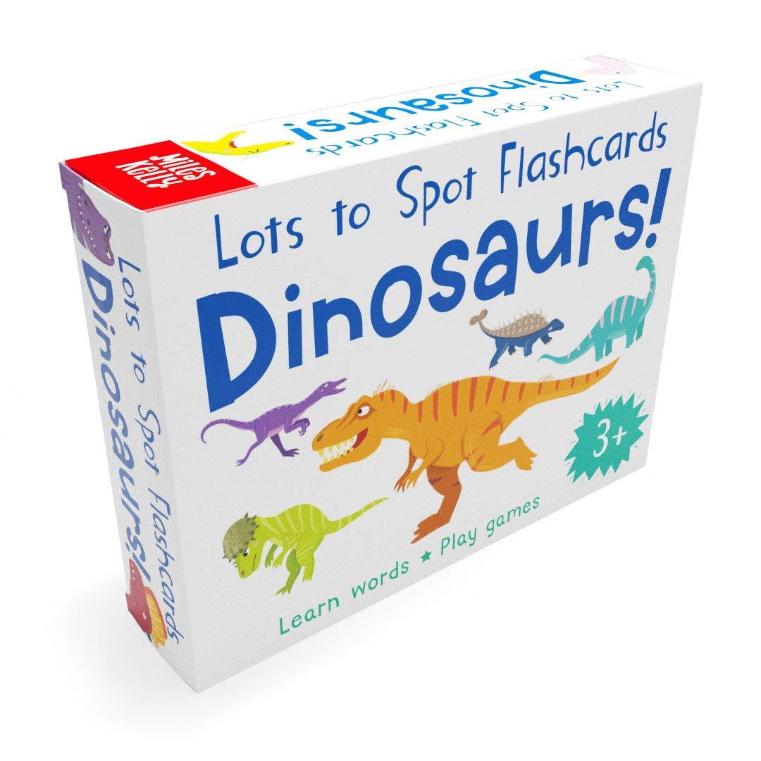 Lots to Spot Flashcards Tray 4 Pack Busy Animals, Dinosaurs, Bugs, Under the Sea- Hardcover - Age 3-5 3+ Miles Kelly Publishing