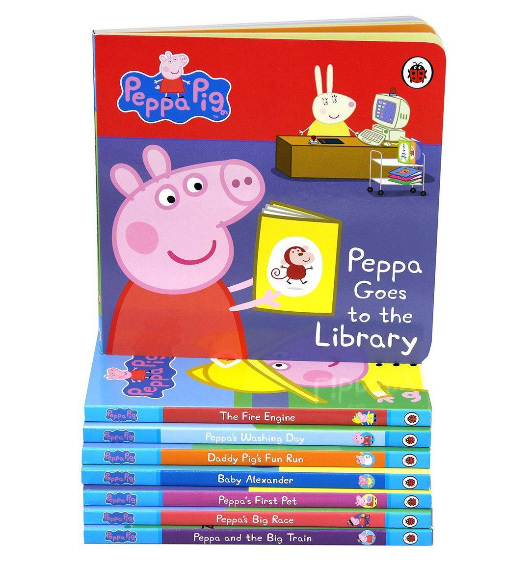 Peppa Pig First Experiences Collection 8 Books set - Age 3+ - Hardback by Neville Ashley & Mark Baker 3+ Ladybird