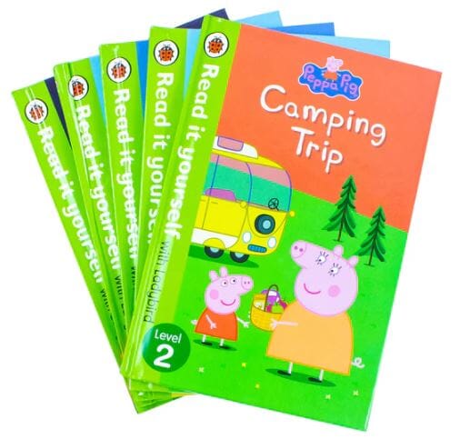 Peppa Pig Read It Yourself (Level 2) by Ladybird: 5 Books Collection Box Set - Ages 4+ - Hardback