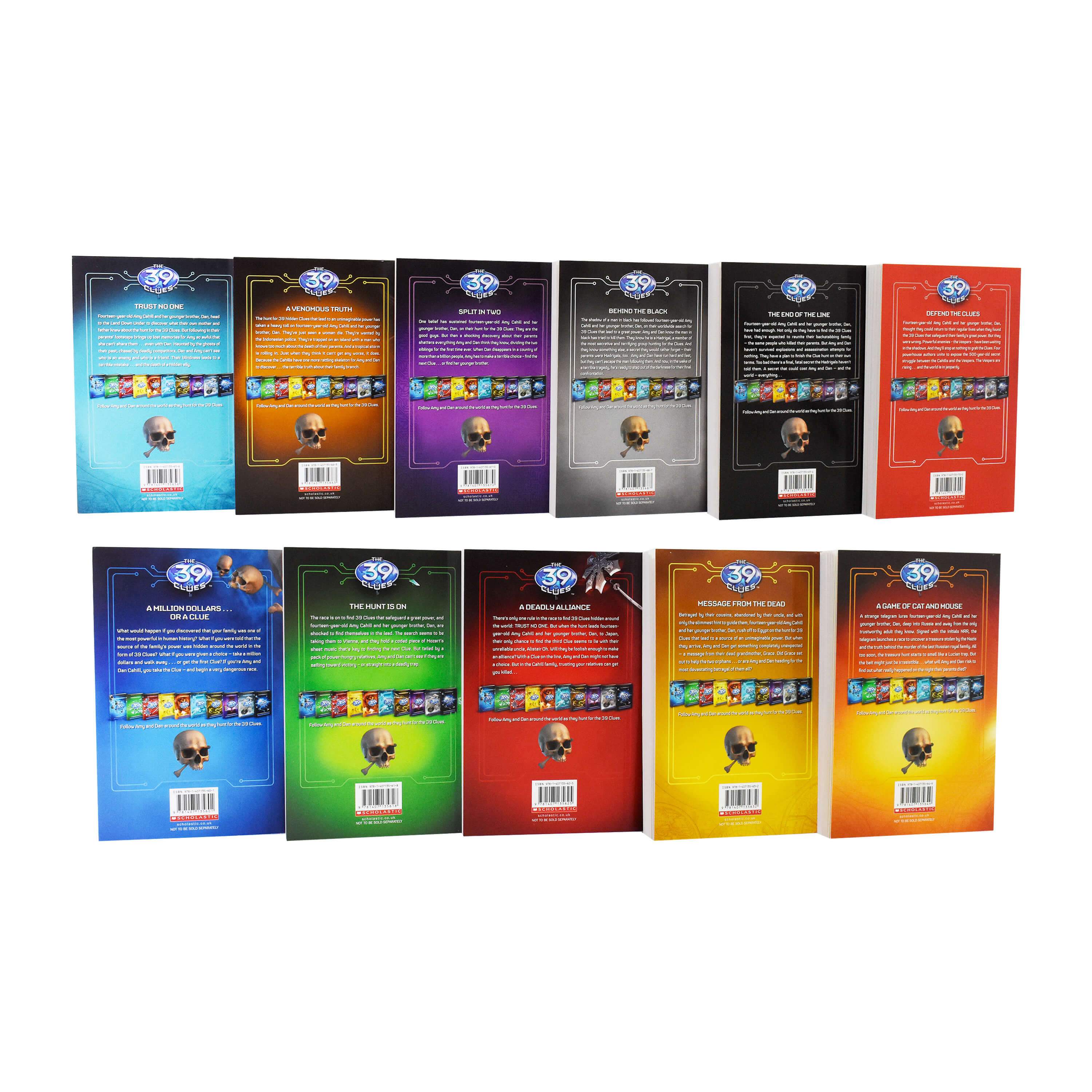 The 39 Clues Series By Rick Riordan 11 Book Collection Box
