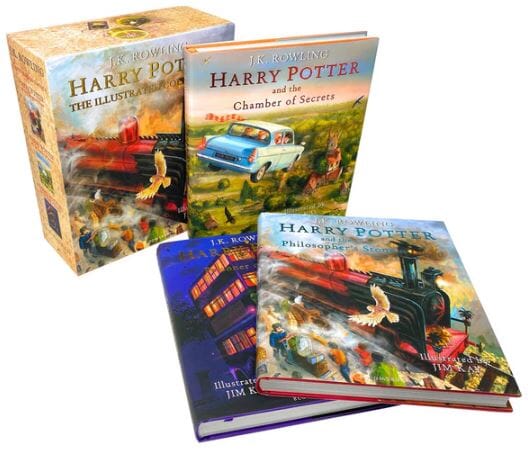 Harry Potter: The Illustrated Magical Classics By J.K. Rowling 3 Books Collection Box Set - Ages 7+ - Hardcover