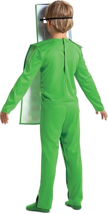 Disguise Minecraft Creeper Costume for Kids, Official Minecraft Product, Pixel Detailing, Includes Creeper Block Body and Creeper Headpiece
