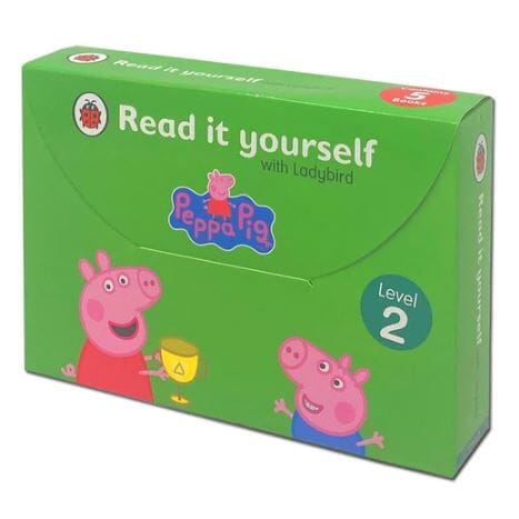 Peppa Pig Read It Yourself (Level 2) by Ladybird: 5 Books Collection Box Set - Ages 4+ - Hardback