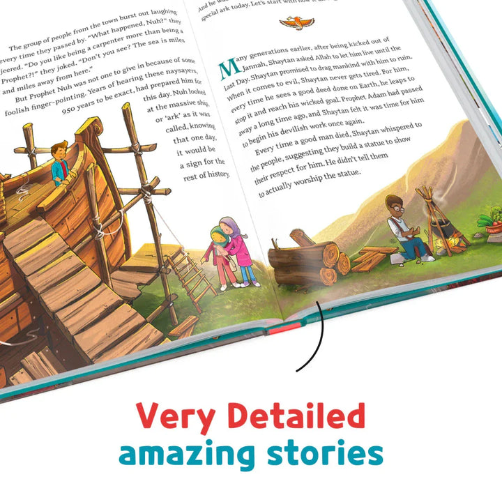 Super Stories of the Prophets SAW (illustrated Version) - Courageous Callers to Allah: by Mariam Elgammal - Ages 7-12 - Hardback